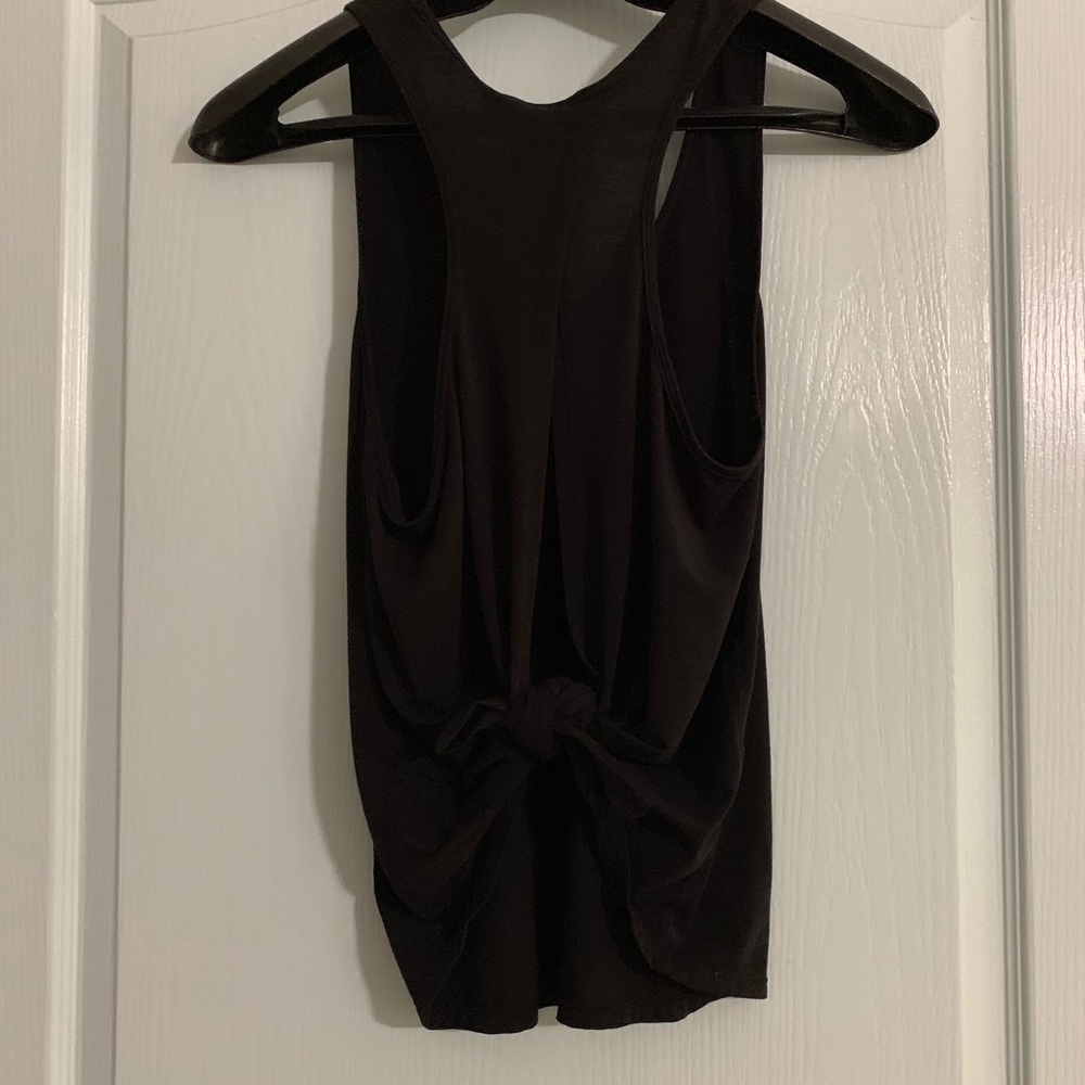 DYI Tie Back tank, black, L